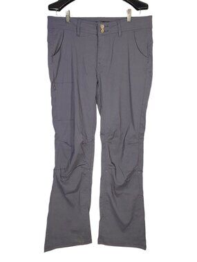 Prana Halle Pants Women's 12 Zion Stretch Roll-Up Nylon UPF-50 Hiking Camping